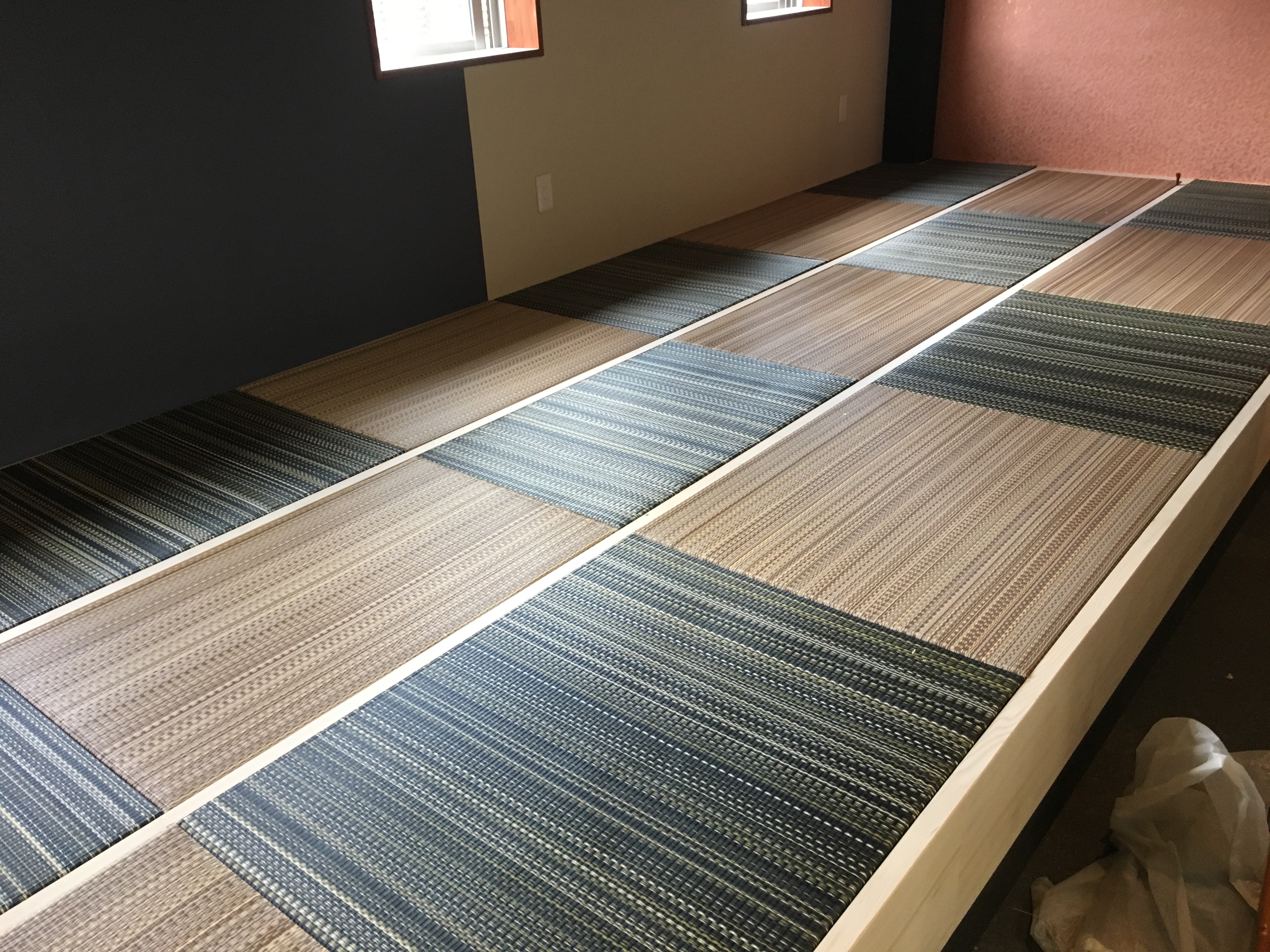 琉球風畳 珍しい柄の畳 ジオアース色 佐々木たたみ店 大分県宇佐市 株式会社佐々商 畳の張替えならお任せを 0978 37 0295